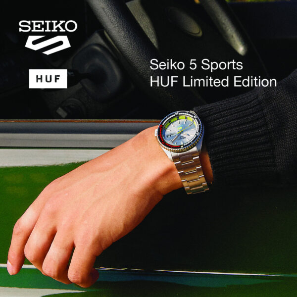 Orologio Seiko Uomo Automatico Seiko 5 - LIMITED EDITION HUF - SRPL33K1 - immagine 6